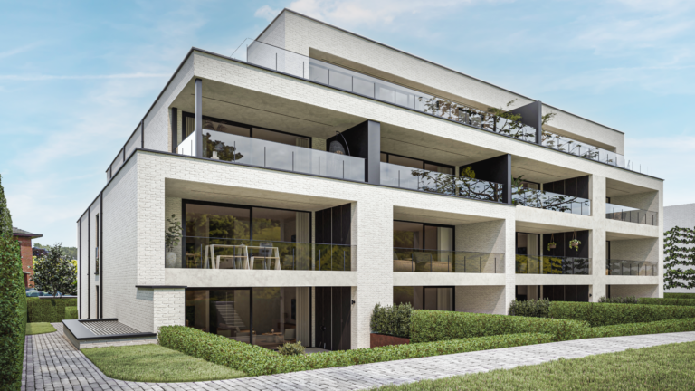 nieuwbouw appartementenin hoeselt met tuin