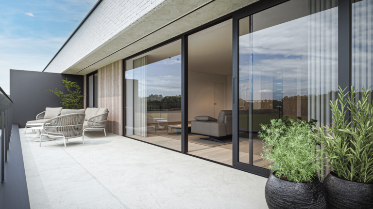 nieuwbouw appartementen omgeving limburg met terras